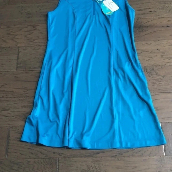 Greg Norman turquoise golf dress Medium New with Tags - Picture 5 of 9
